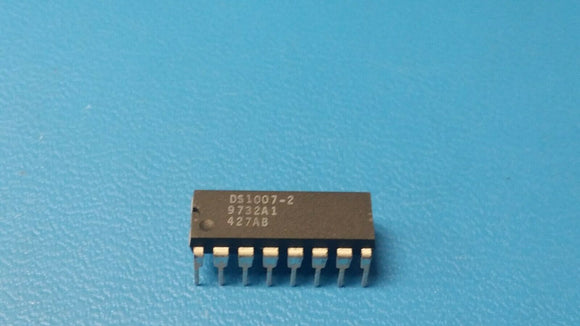 (1 PC) DS1007-2 Dallas Semi Delay Lines / Timing Elements , DIP-16 Obsolete
