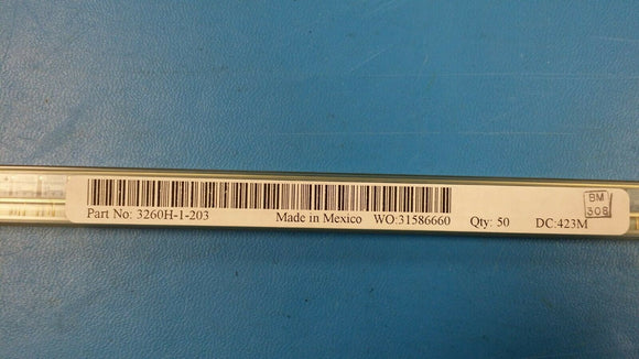 (1pc) 3260H-1-203 Res Wirewound Trimmer 20K Ohm 5% 0.25W(1/4W) 11(Elec)Turns 1.7