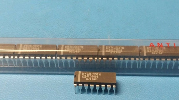 (10 PCS) 74LS157N SIGNETICS IC QUAD 2-1 DATA SEL/MUX 16-DIP