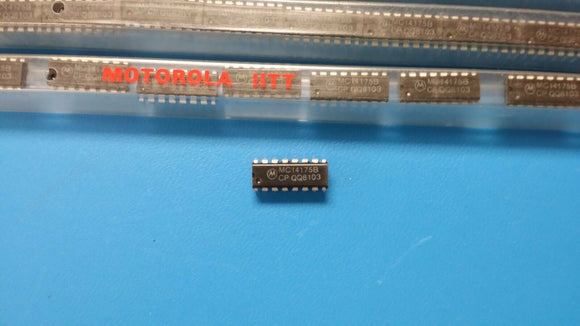 (10 PCS) MC14175BCP MOT Flip Flop D-Type Bus Interface Pos-Edge 1-Element PDIP16