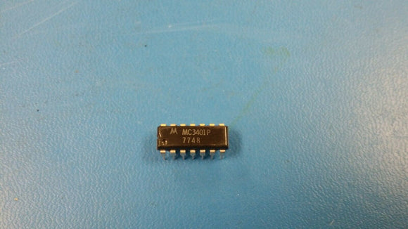 (10pcs) MC3401P Operational Amplifier, 4 Func, BIPolar, PDIP14