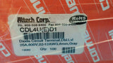 (5 PCS) CDL4U(E)D1 ALTECH DIN Rail, Feed-Thru, 22-12AWG, Gray:25A, 600V