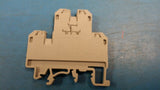 (5 PCS) CDL4U(E)D1 ALTECH DIN Rail, Feed-Thru, 22-12AWG, Gray:25A, 600V
