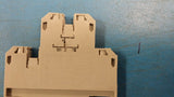 (5 PCS) CDL4U(E)D1 ALTECH DIN Rail, Feed-Thru, 22-12AWG, Gray:25A, 600V