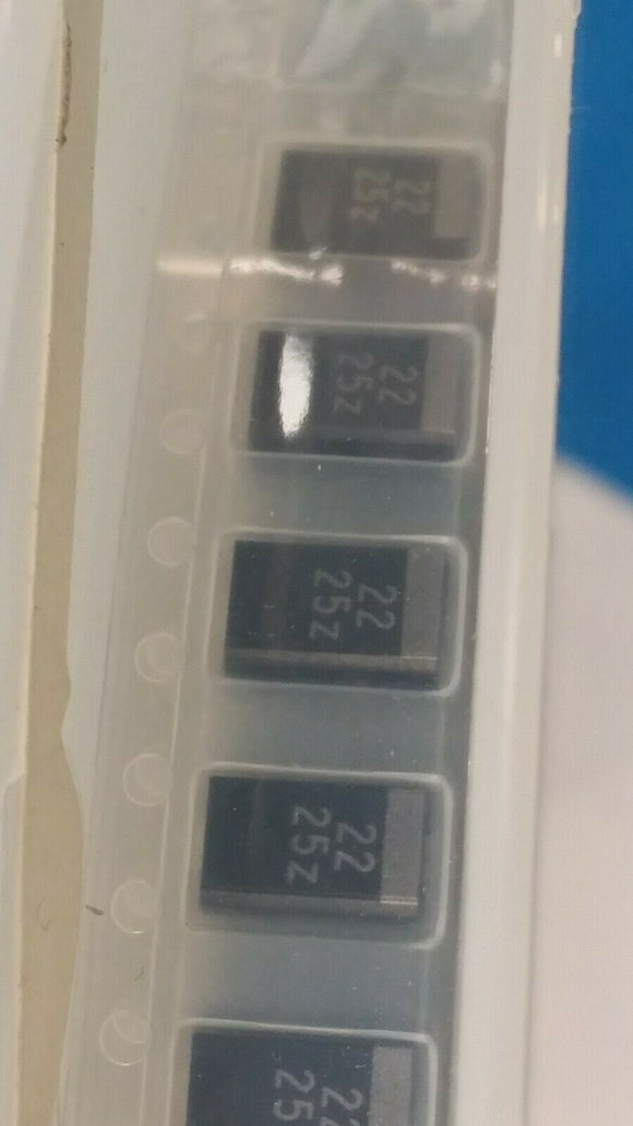 (10 PCS) NTC-T226K25TRD NIC Cap Tant Solid 22uF 25V 10% SMT D CASE