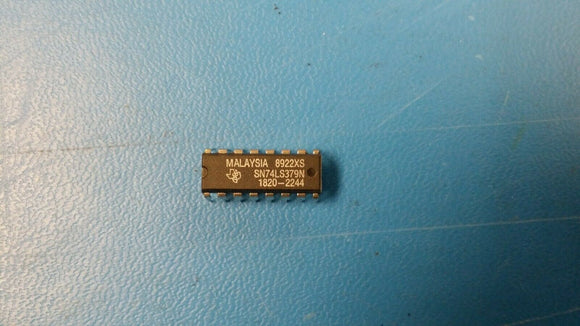 (24pcs) SN74LS379N Flip Flop, Quad, D Type, 16 Pin, Plastic, DIP