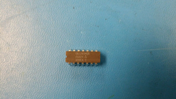 (1pcs) UA124DMQB Operational Amplifier, Quad AMP, Bipolar, 14 Pin, Ceramic, DIP