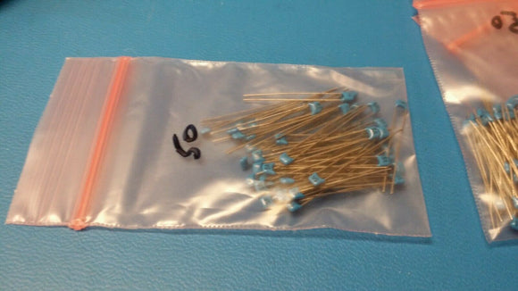 (10 PCS) RPE110C0G100C050V MURATA MLCC CAPACITOR 10pF 50V, + or - .25%  RADIAL