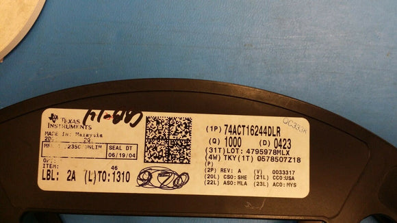 (10pcs) 74ACT16244DLR 16-Bit Buffers/Line Drivers With 3-State Outputs