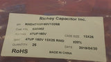 (50) ALUMINIUM ELECTROLYTIC CAPACITOR 47uF 160V 20% AXIAL ROHS RMD47RM160V1325B
