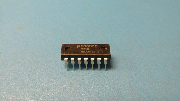 (2 pcs) 9368PC FSC Seven Segment Decoder/Driver 14 Pin Dip