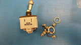 (1pc) MS24660-22G Toggle Switch, 4PST, Latched, 20A, 28VDC, Screw Terminal, Leve