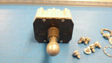 (1pc) MS24660-22G Toggle Switch, 4PST, Latched, 20A, 28VDC, Screw Terminal, Leve
