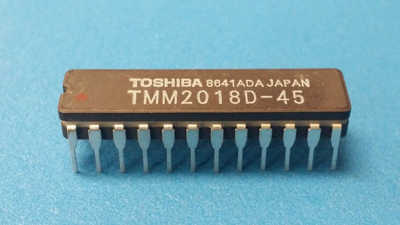 (1 PC) TMM2018D-45 Toshiba Standard SRAM, 2KX8, 45ns, MOS, CDIP24