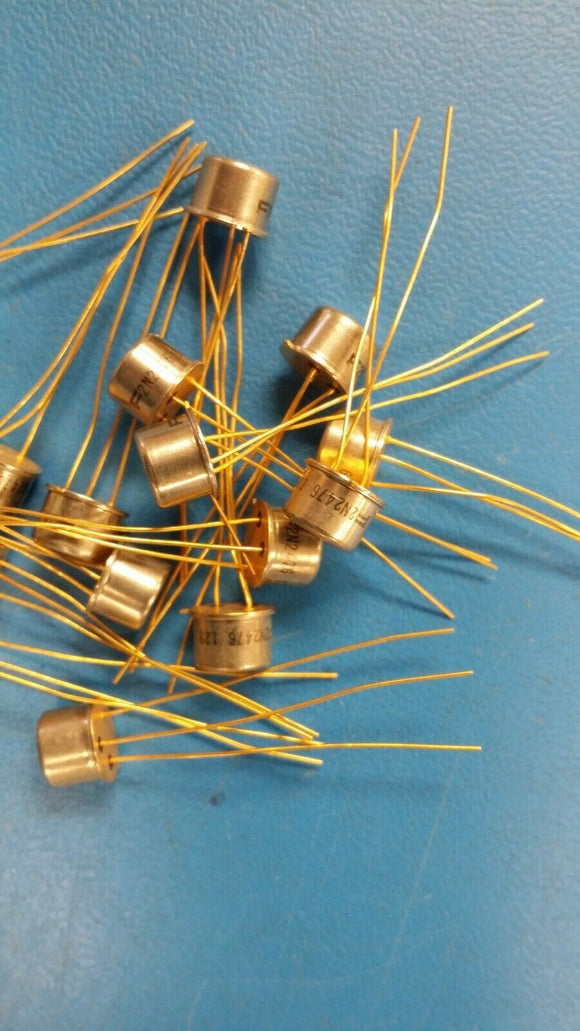 (15pcs) 2N2476 Bipolar Junction Transistor, NPN Type, TO-5