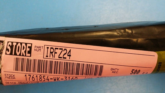 (20pcs) IRFZ24 Trans MOSFET N-CH 60V 17A 3-Pin(3+Tab) TO-220AB