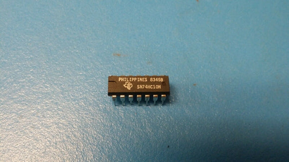 (2 PCS) SN74HC10N TI NAND Gate IC 3 Channel 14-PDIP
