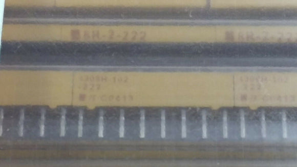 (10 PCS) 4308R-102-222 BOURNS RES ARRAY 4 RES 2.2K OHM 8SIP