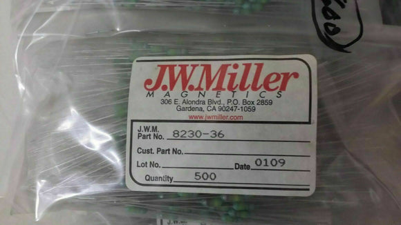 (100 PCS) 8230-36 JW MILLER Fixed Inductors 4.7uH RF CHOKE