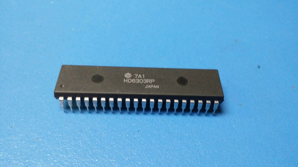 (10 PCS) HD6303RP HITACHI Microcontroller, 8-Bit, 6800 CPU, 1MHz, CMOS, PDIP40