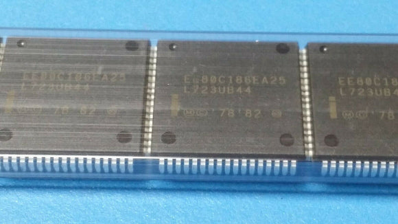 (1 PC) EE80C186EA25 MPU 80C186 Processor 16-Bit CMOS 25MHz 5V 68-Pin PLCC ROHS