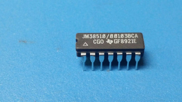(1PC) JM38510/00103BCA NAND Gate, TTL/H/L Series, 3-Func, 3-Input, TTL, CDIP14