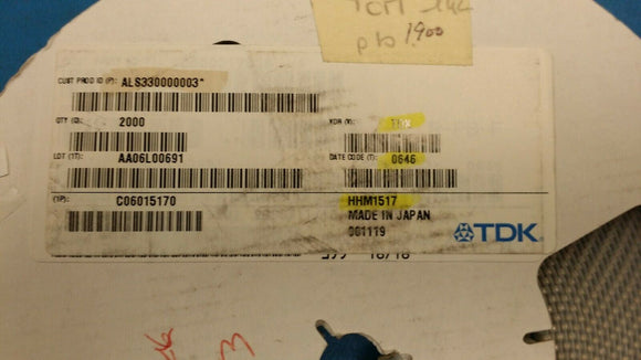 (100pcs) HHM1517 Multilayer Balun Transformers HHM Series