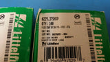 (5 PCS) 0229.375HXP LITTELFUSE FUSE GLASS 375MA 250VAC 125VDC ROHS