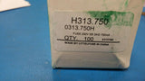(5 PCS) 313.750, 313.750H LITTELFUSE FUSE GLASS 750MA 250VAC 3AB 3AG