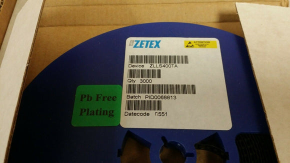 (25 PCS) ZLLS400TA ZETEX Diode Schottky 40V 520mA (DC) SMD SOD-323 ROHS