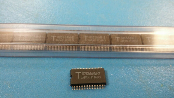 (10 PCS) 82C55AM-2 Toshiba Parallel I/O Port, 24 I/O, CMOS, SSOP-40