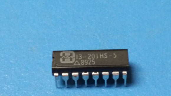 (1 PC) HI3-201HS-5 HARRIS SPST, 4 Func, 1 Channel, CMOS, PDIP16