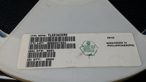 (100 PCS) TL431ACDR2 MOT Shunt Voltage Reference IC 36V ±1% 8-SOIC