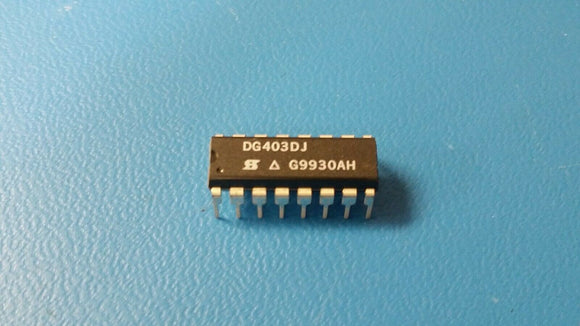 (11pcs) DG403DJ Analog Switch Dual SPDT 16-Pin PDIP