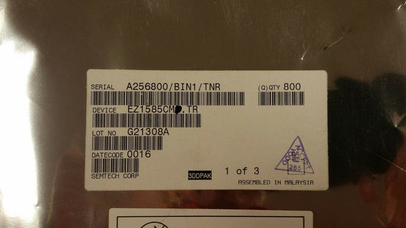 (10pcs) EZ1585CM.TR SEMTECH IC REG LINEAR POS ADJ 4.6A TO263