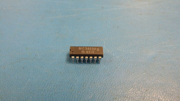 (22pcs) MC3403PD OP Amp Quad GP ±18V/36V 14-Pin PDIP