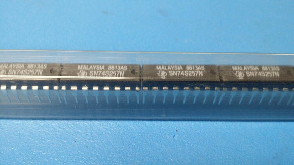 (100) SN74S257N Multiple 4-Func 2 Line Input 1 Line Output True Output TTL DIP16