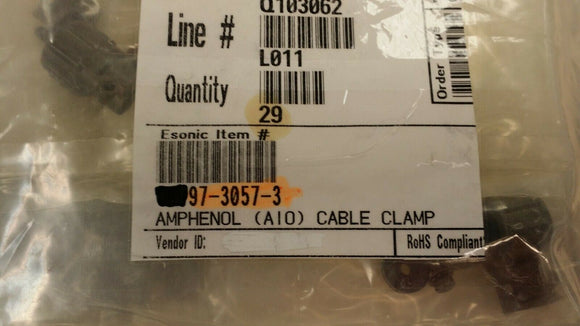 (1pc) 97-3057-3 CABLE CLAMP, SIZE 8S/10S, ZINC ALLOY; Connector Shell Size:8S /