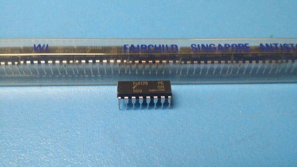(10PCS) 74F175PCQR FSC Flip Flop D-Type Bus Interface Pos-Edge 1-Element PDIP-16