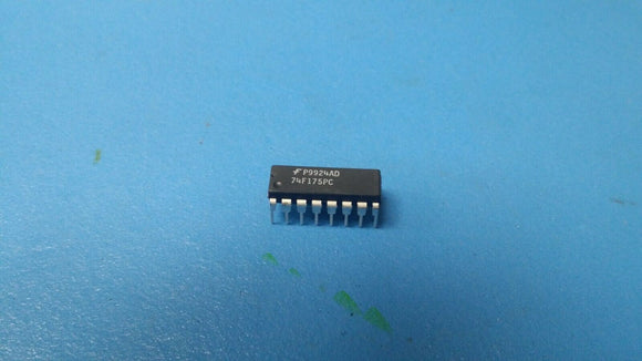 (10PCS) 74F175PC FSC, SIG,NSC,Flip Flop D-Type Pos-Edge 1-Element PDIP-16