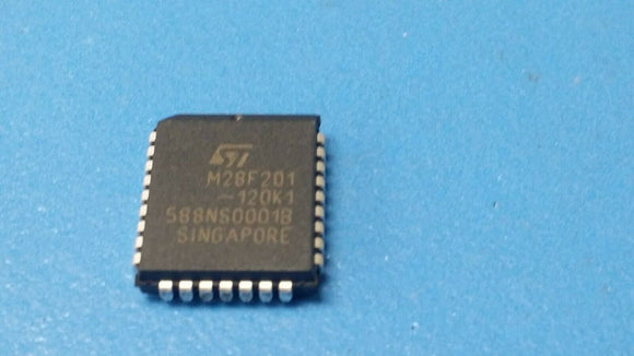 (2 PCS) M28F201-120K1 STMICRO NOR Flash PLCC-32 256KX8 120NS