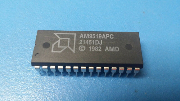 (2 PCS) AM9519APC AMD Interrupt Controller, 9080A; 8080A Compatible, MOS, PDIP28