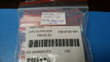 (4 PCS) 108-0740-001 JOHANSON Banana Test Conn Jack Panel Mount 15A Nickel Plate