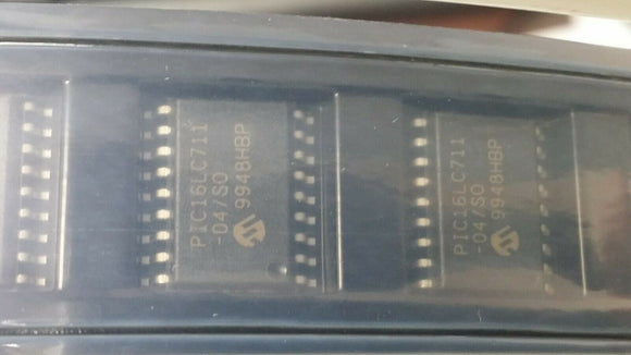 (2 PCS) PIC16LC711T-04/SO MICROCHIP IC MCU 8BIT 1.75KB OTP 18SOIC