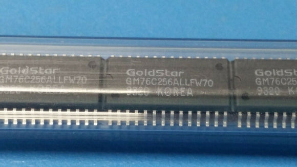 (2 PCS) GM76C256ALLFW70 GOLD STAR, SRAM, 32KX8, 70ns, CMOS, SOIC28
