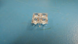 (50 PCS) 10611 CARLCO 19.9mm LED Lens 10mm QUAD Optic Plain Square Flange