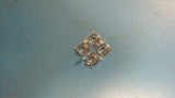 (50 PCS) 10611 CARLCO 19.9mm LED Lens 10mm QUAD Optic Plain Square Flange