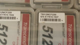 (1pc) TS512MCF220I Transcend CF220I CompactFlash Industrial 512 MB SLC Compact F