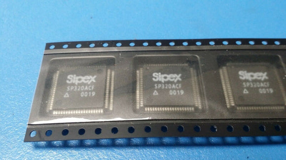 (1 PC) SP320ACF SIPEX Line Transceiver, 7 Func, 7 Driver, 7 Rcvr, CMOS, PQFP80