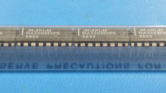(100 PCS) MAX202ECPE MAXIM 2/2 Transceiver Full RS232 16-PDIP